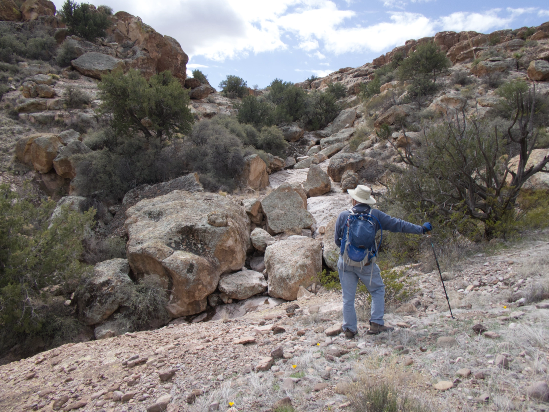 rocky side canyon