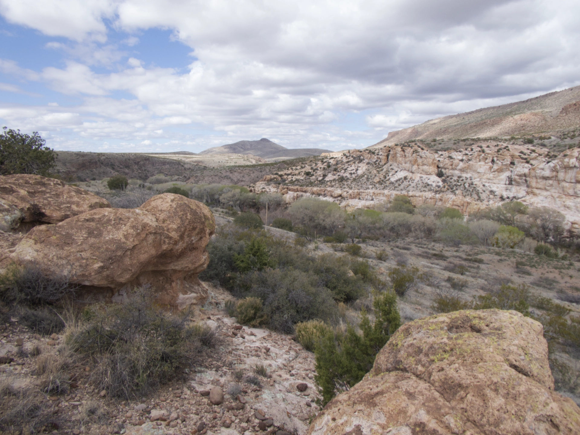 view of the Gila from above