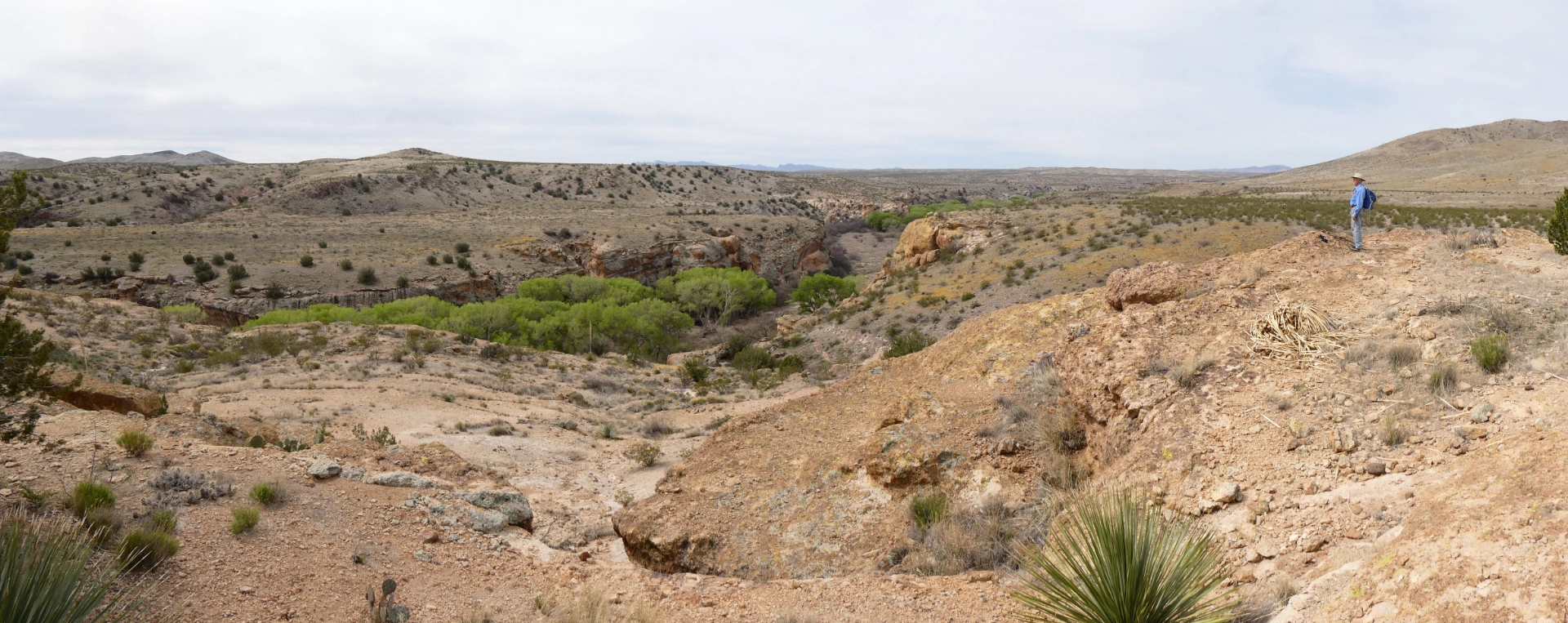 view of the Gila river valley