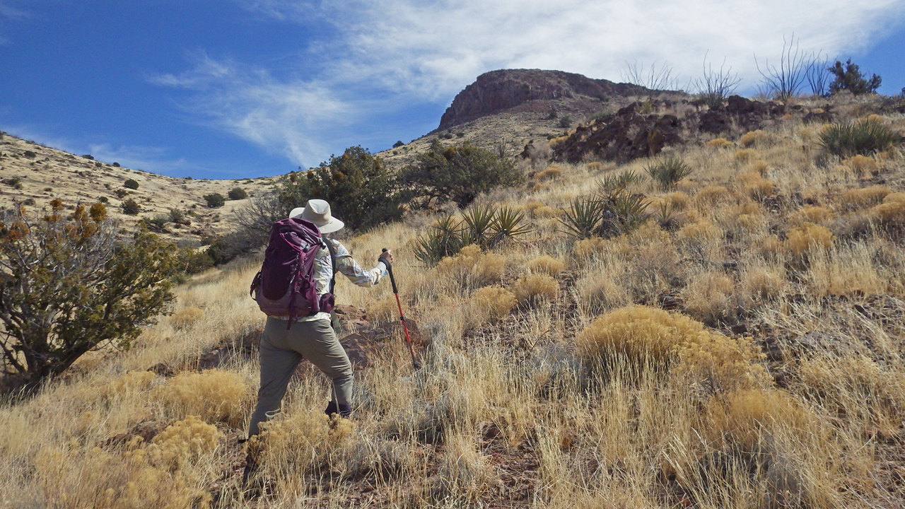 approaching the summit