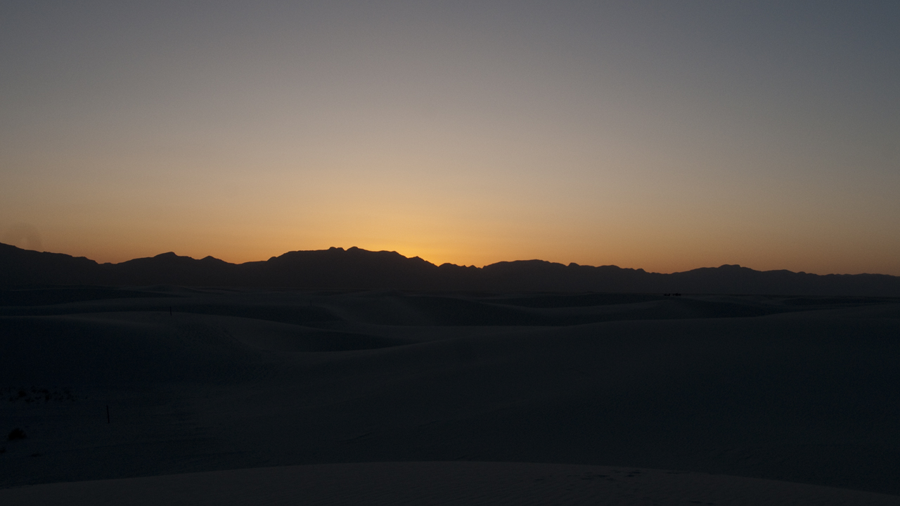 sunset at the dunes