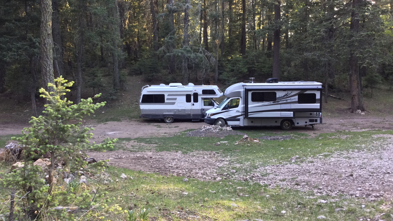 camping at 9200 feet