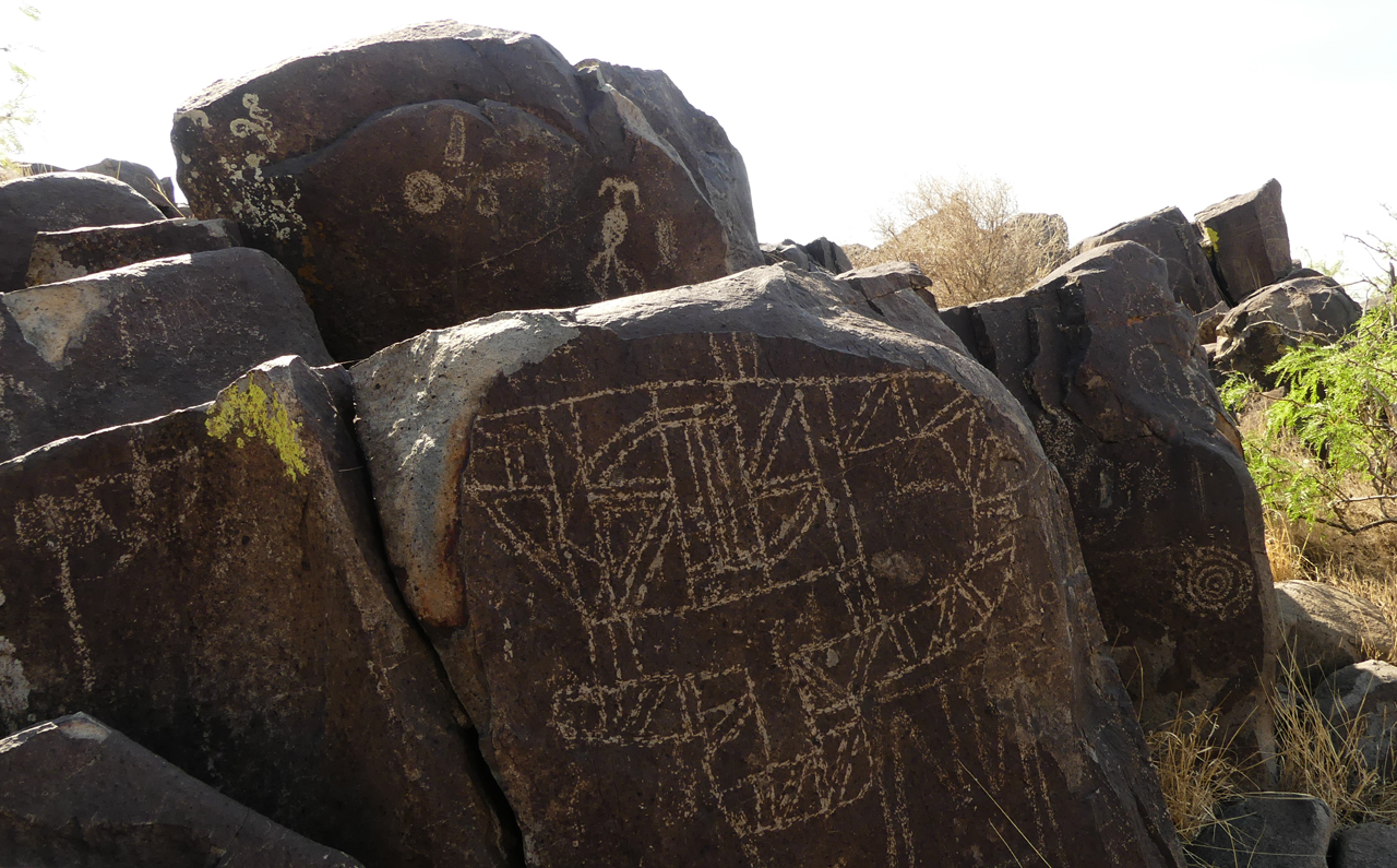 elaborate petroglyph