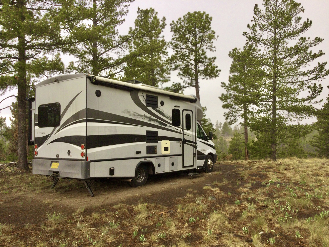 isolated campsite