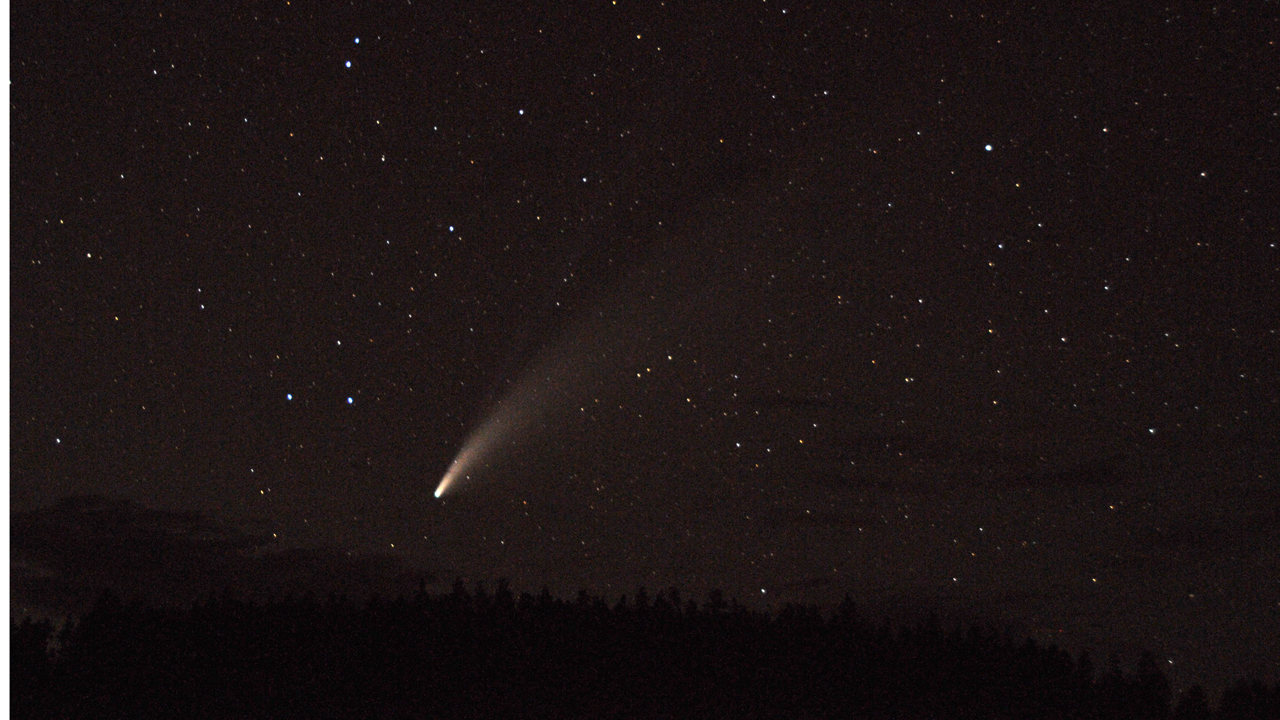 NEOWISE in the evening