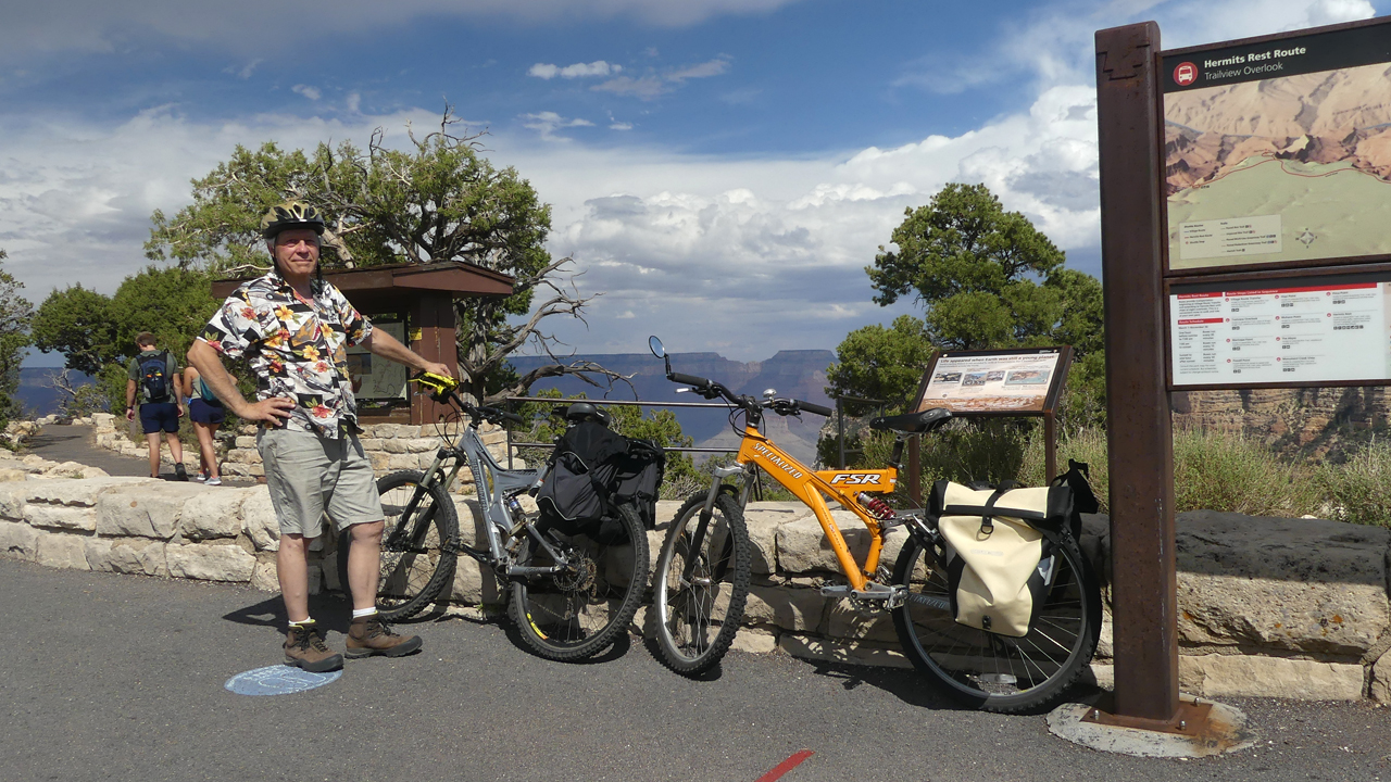 Dennis at the trailhead
