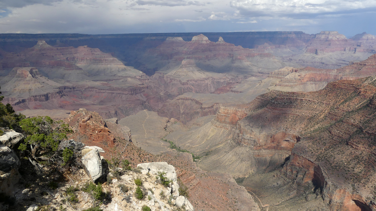 View into the canyon