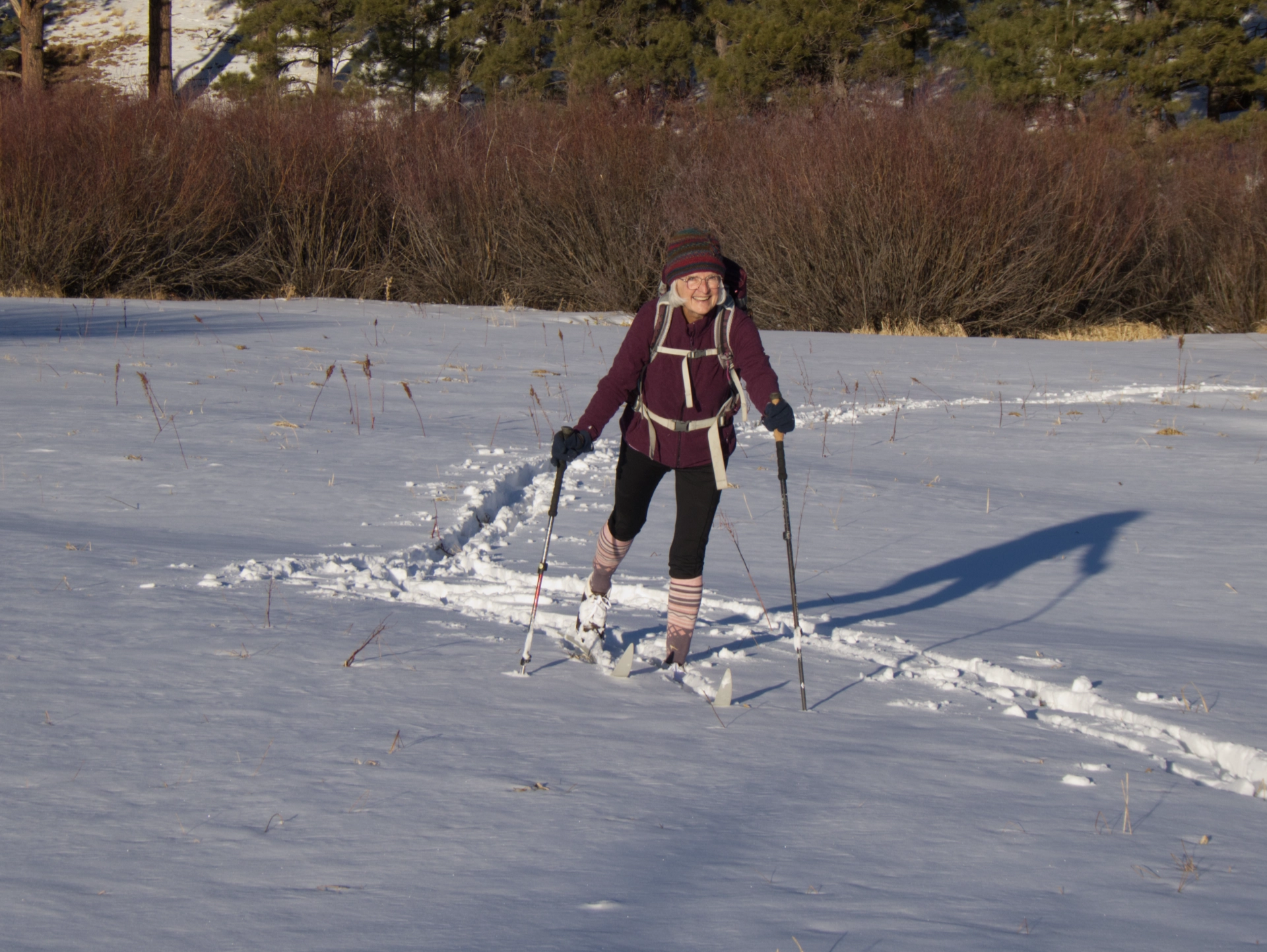 me skiing