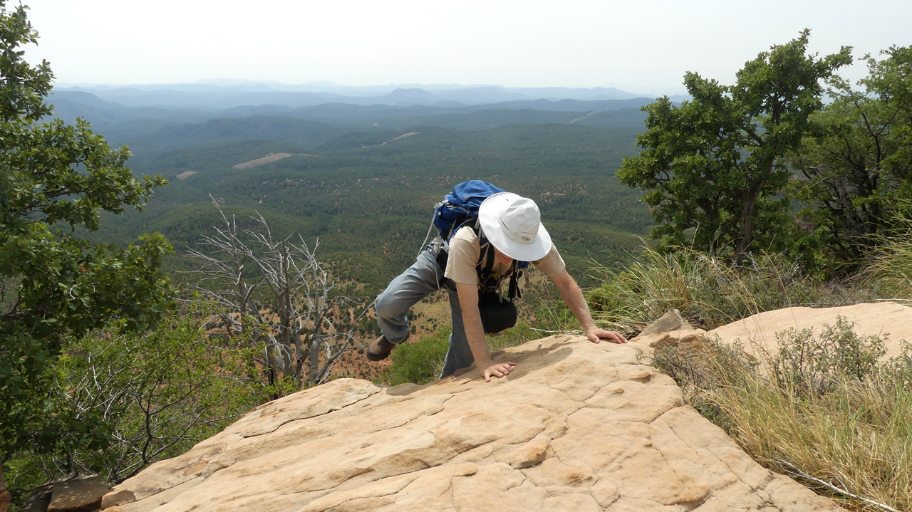 a steep climb