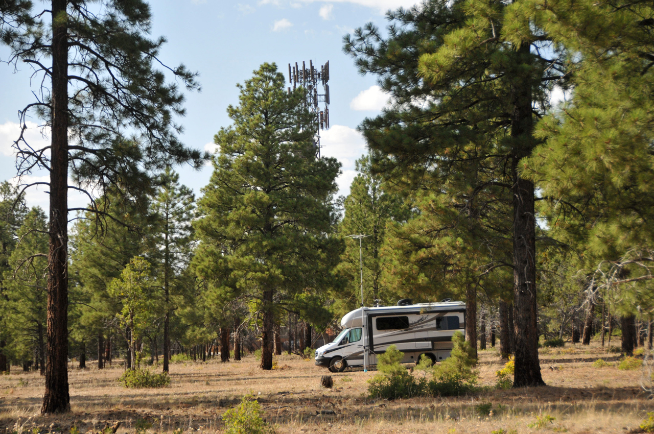 campsite near Grand Canyon