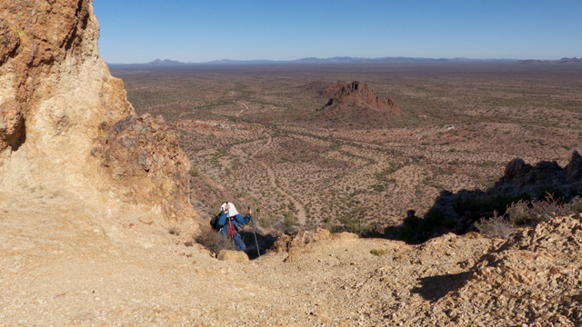 view from the saddle above Dripping Springs