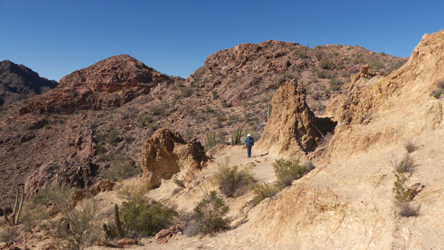 hiking to Dripping Springs