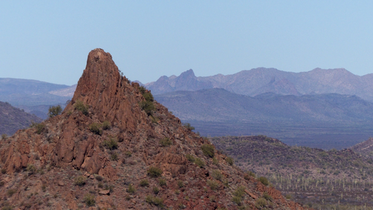 Unnamed peak in Puerto Blanco Mountains